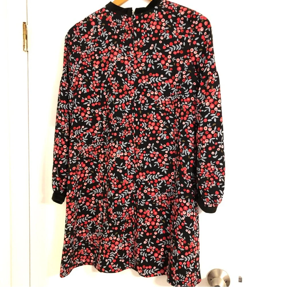 LOFT Black Floral Dress - Picture 5 of 7